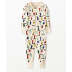 Like New Hanna Andersson Bright Bulbs Baby Zip Sleeper Size 6-12 Mo Boy or Girl